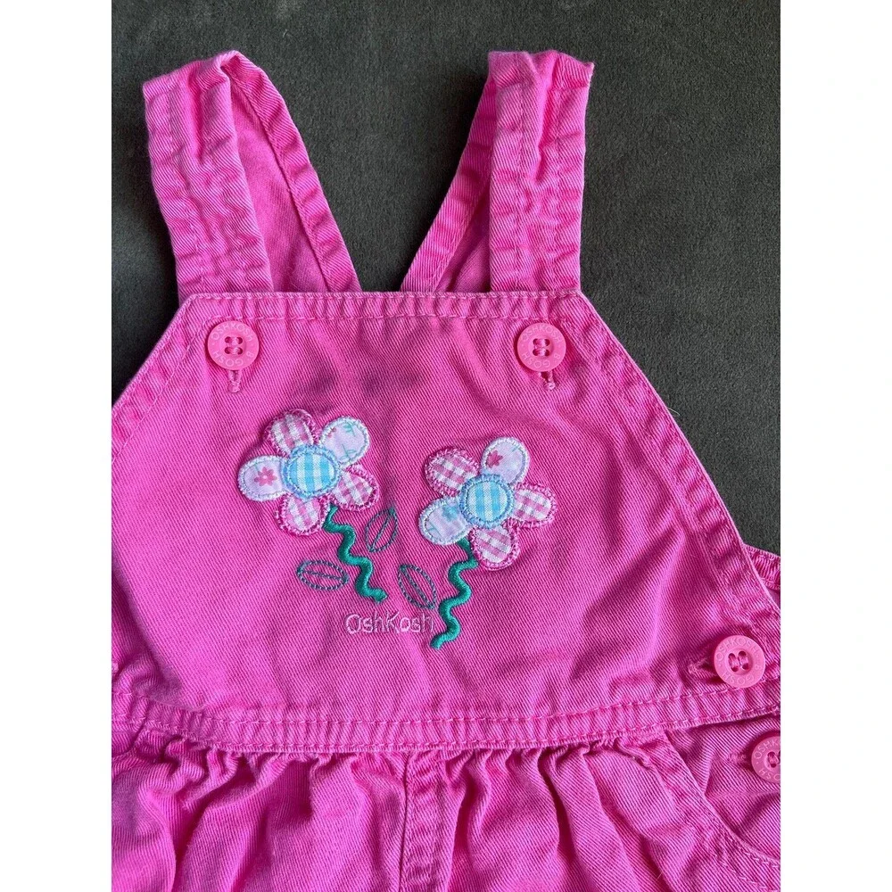 vintage floral Oshkosh overalls